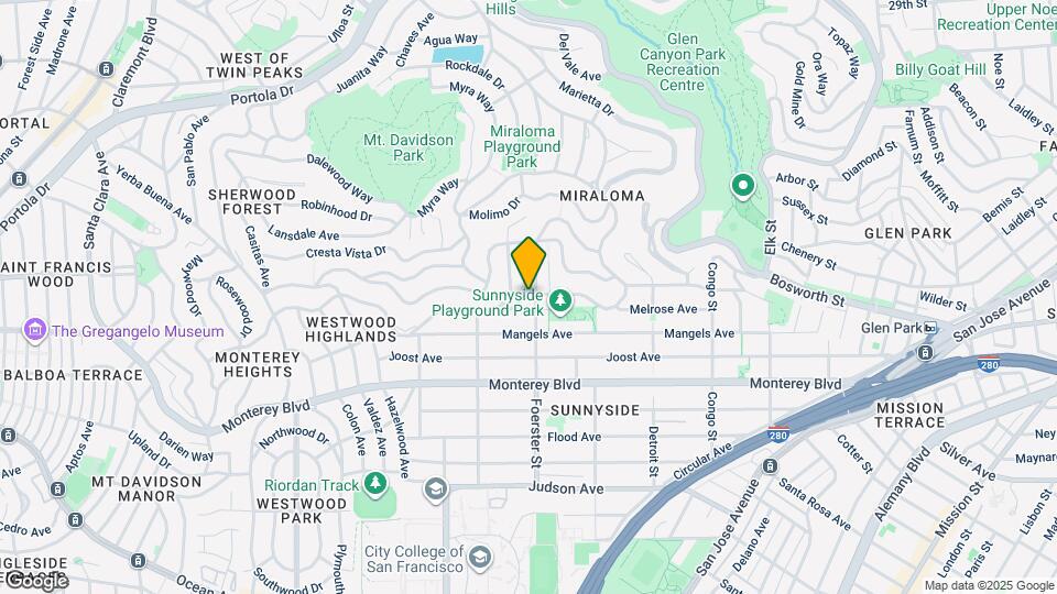 719 Foerster St Map and Location Details