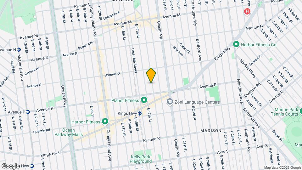 1580 E 18th St Mapa y Detalles de la Ubicación