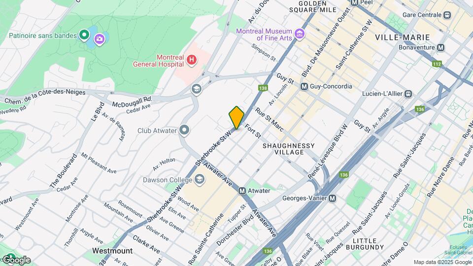 2076 Sherbrooke Rue O Map and Location Details