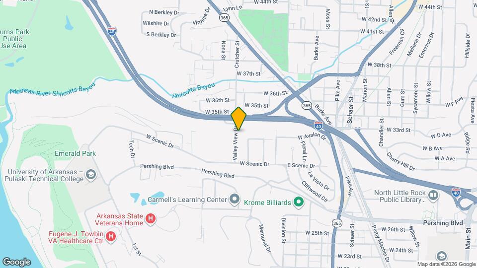 222 Valley View Dr Map and Location Details