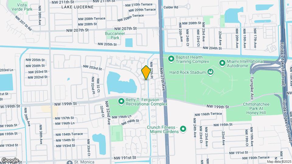 20121 NW 28th Ct Map and Location Details