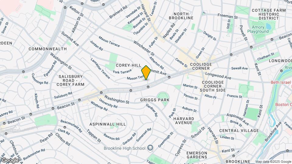 1488 Beacon St Map and Location Details