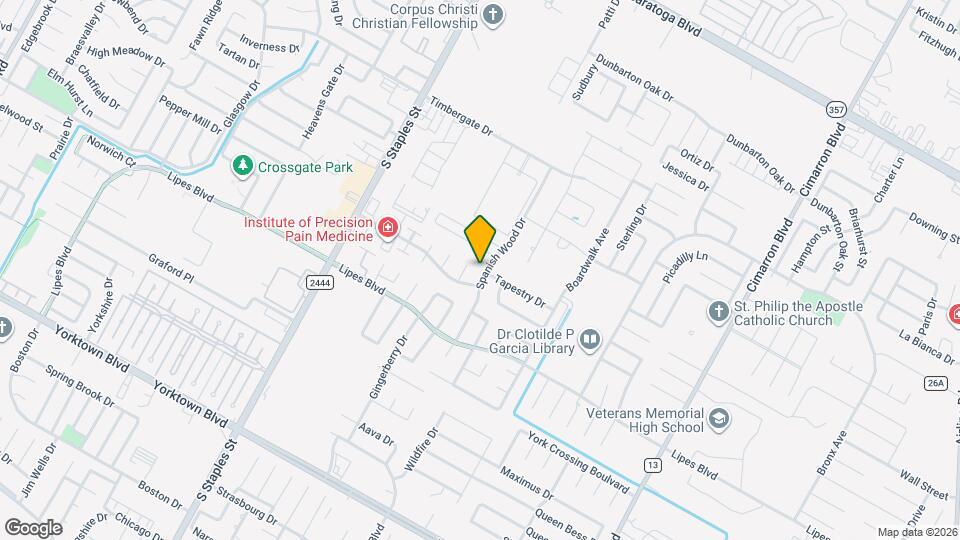 7001 Spanish Wood Dr Map and Location Details