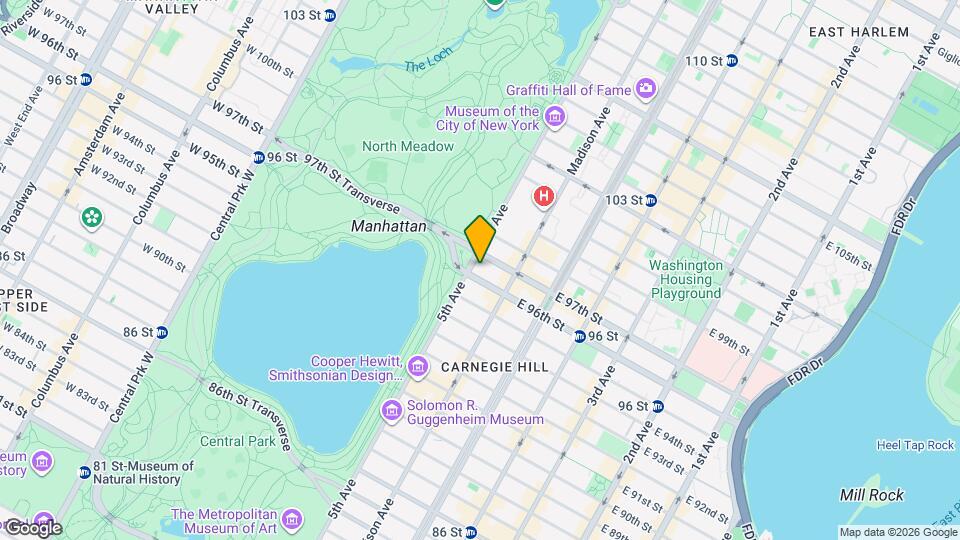 1150 5th Ave Map and Location Details