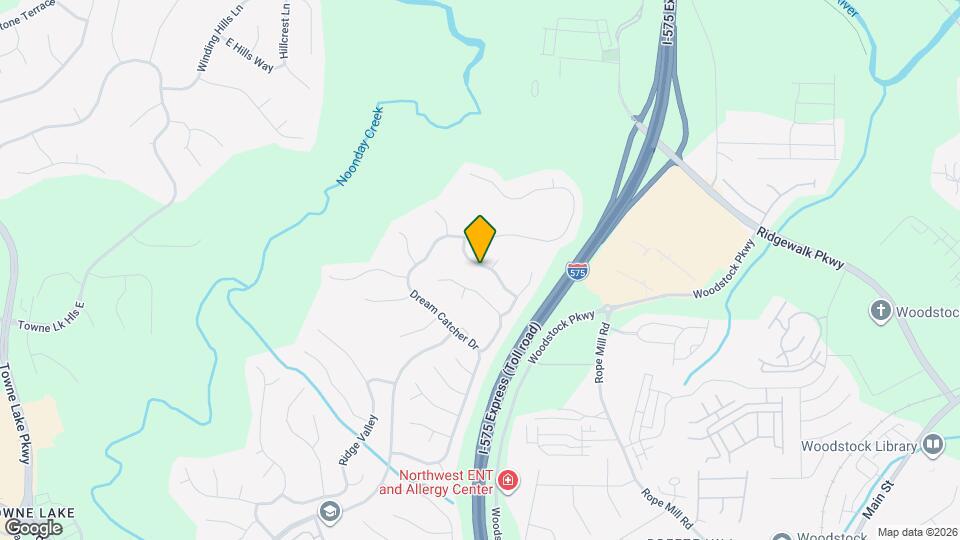 612 Ridge Crossing Dr Map and Location Details