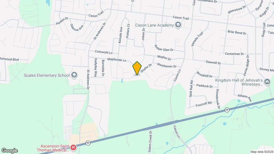 2023 Shafer Dr Map and Location Details