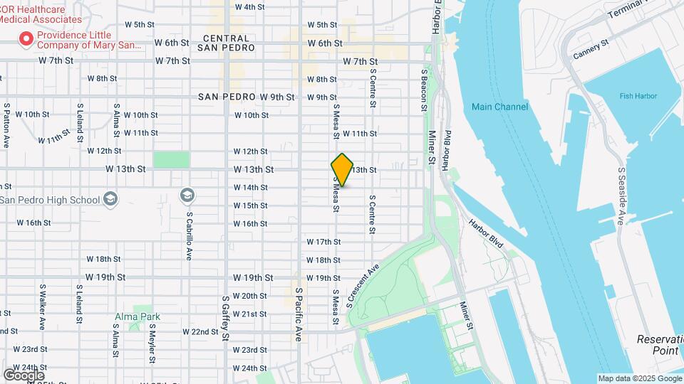 383 W 14th St Map and Location Details