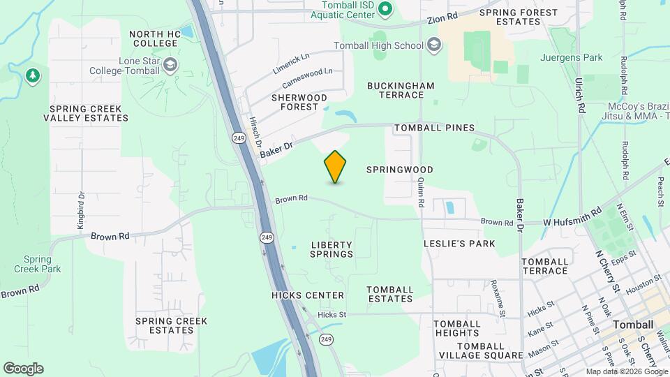 The Cottage Green Tomball Map and Location Details