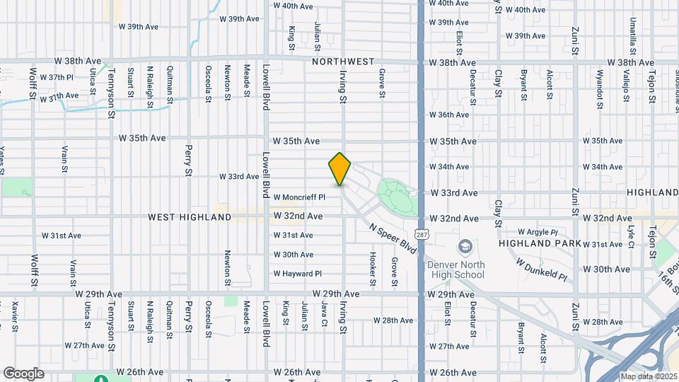 3257 Irving St Map and Location Details