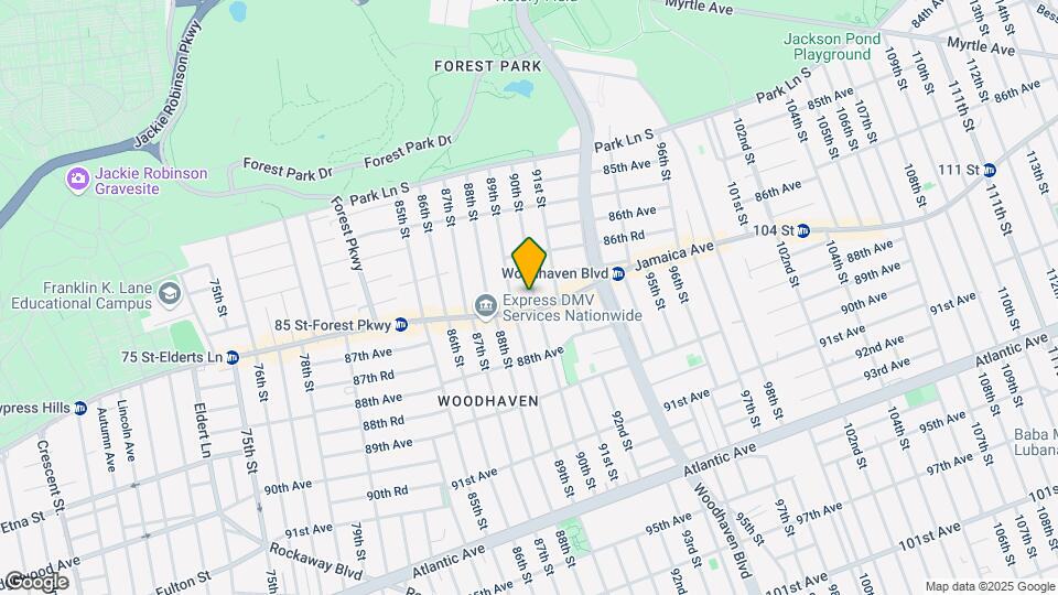 86-44 90th St Mapa y Detalles de la Ubicación