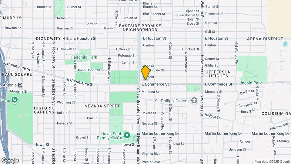 2223 E Commerce St Map and Location Details