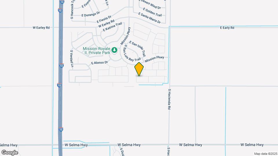 2589 E San Miguel Dr Map and Location Details