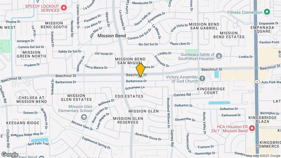 15614 Barbarossa Dr Map and Location Details