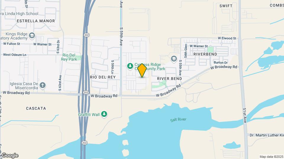 5731 W Encinas Ln Mapa y Detalles de la Ubicación