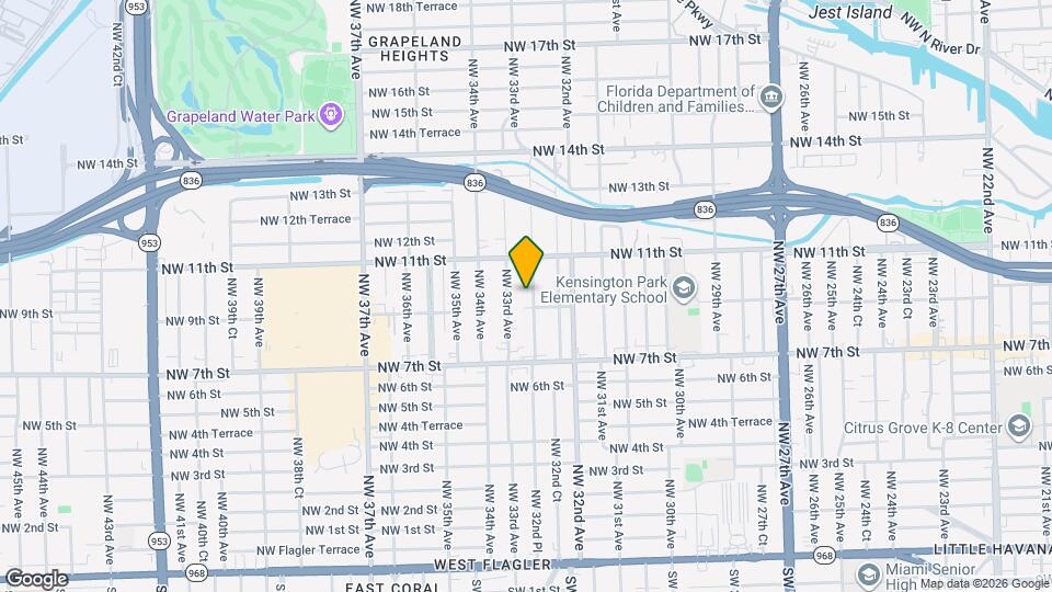 930 NW 32nd Pl Mapa y Detalles de la Ubicación