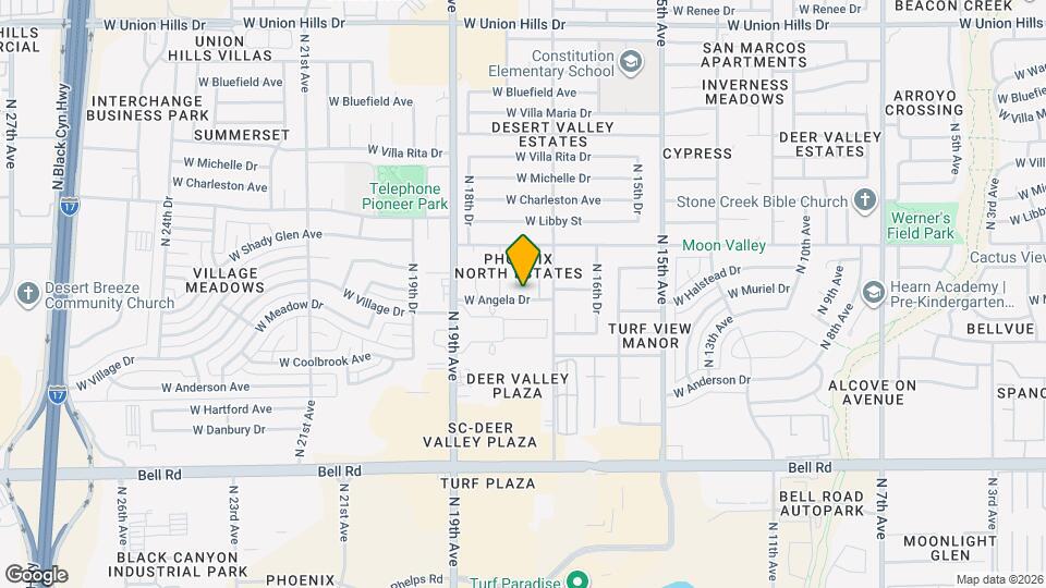 17601 N 18th Dr Map and Location Details