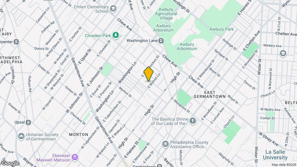 431 E Walnut Ln Map and Location Details