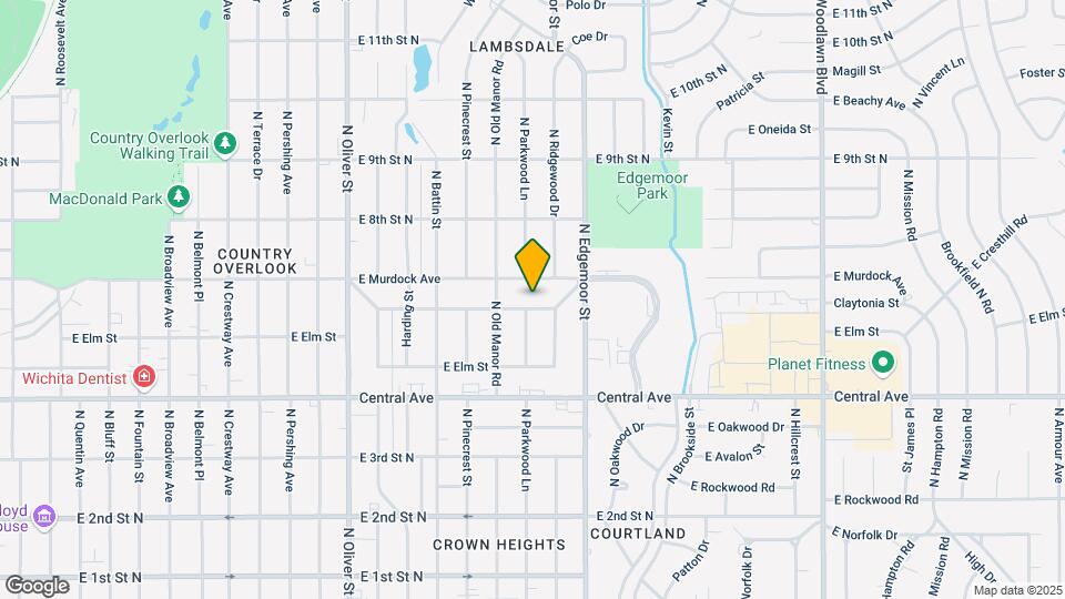 5406 E Pine St Map and Location Details
