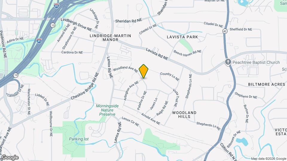 1260 Woodland Ave NE Map and Location Details