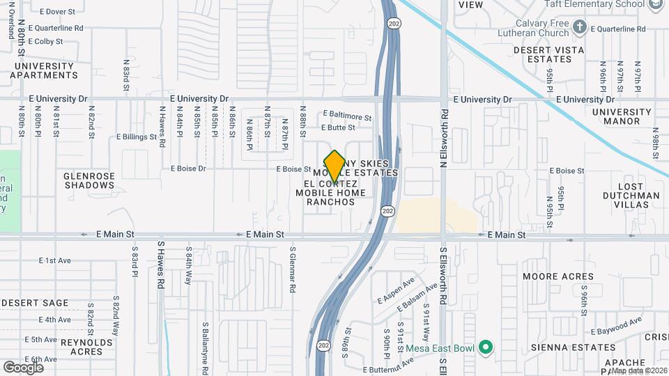 131 N 88th Way Map and Location Details