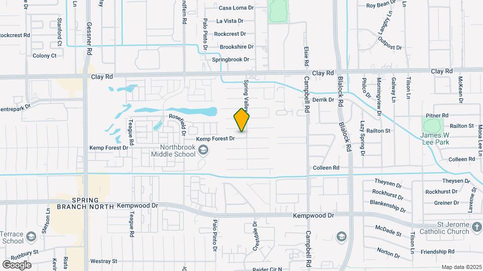 9706 Kemp Forest Dr Map and Location Details