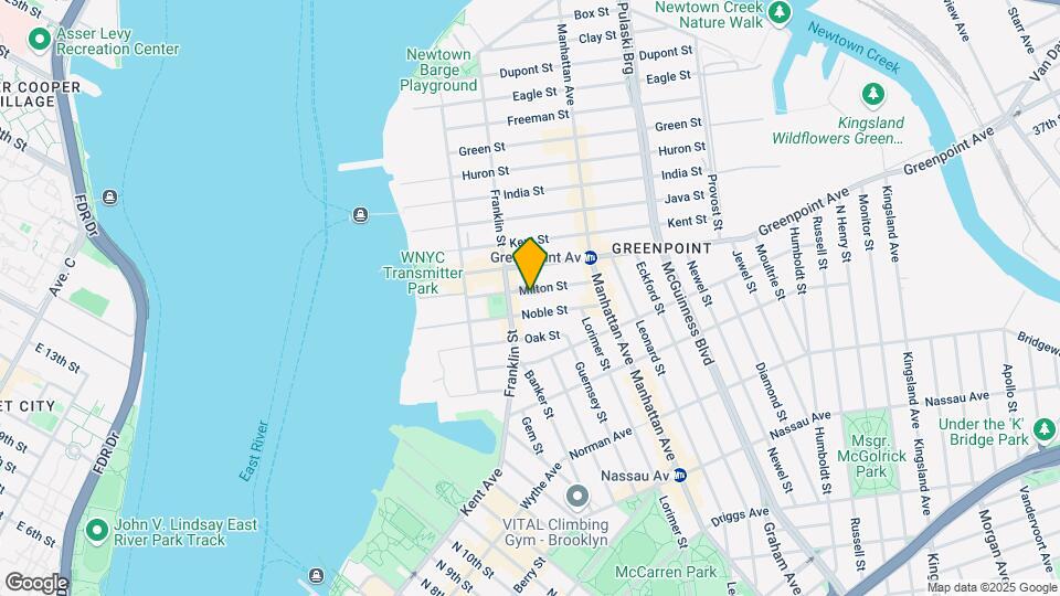 96 Milton St Mapa y Detalles de la Ubicación