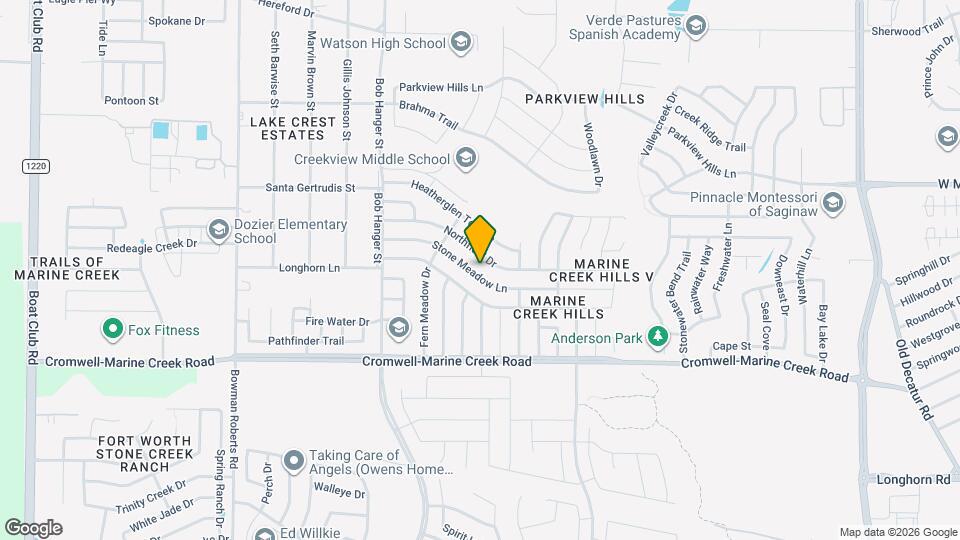 5620 Stone Meadow Ln Map and Location Details