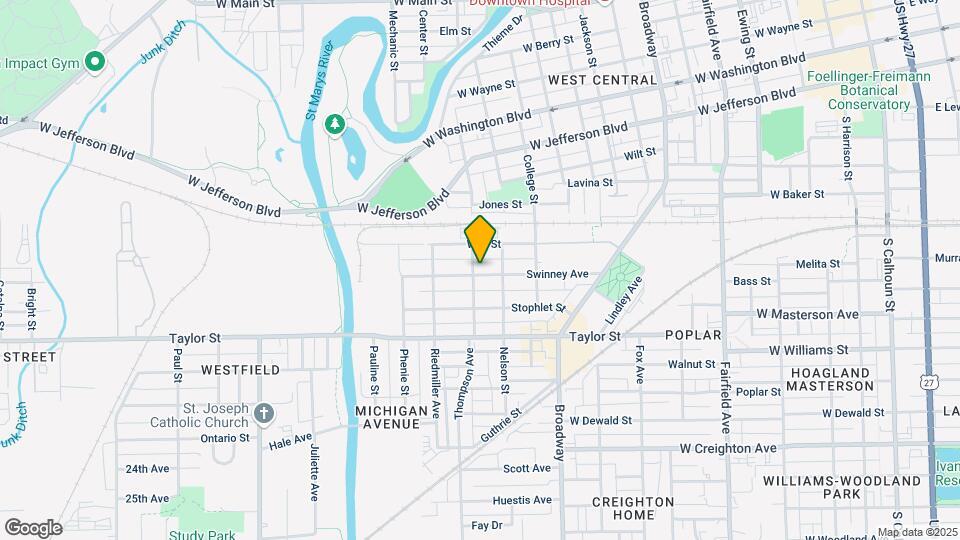 1332 Swinney Ave Map and Location Details