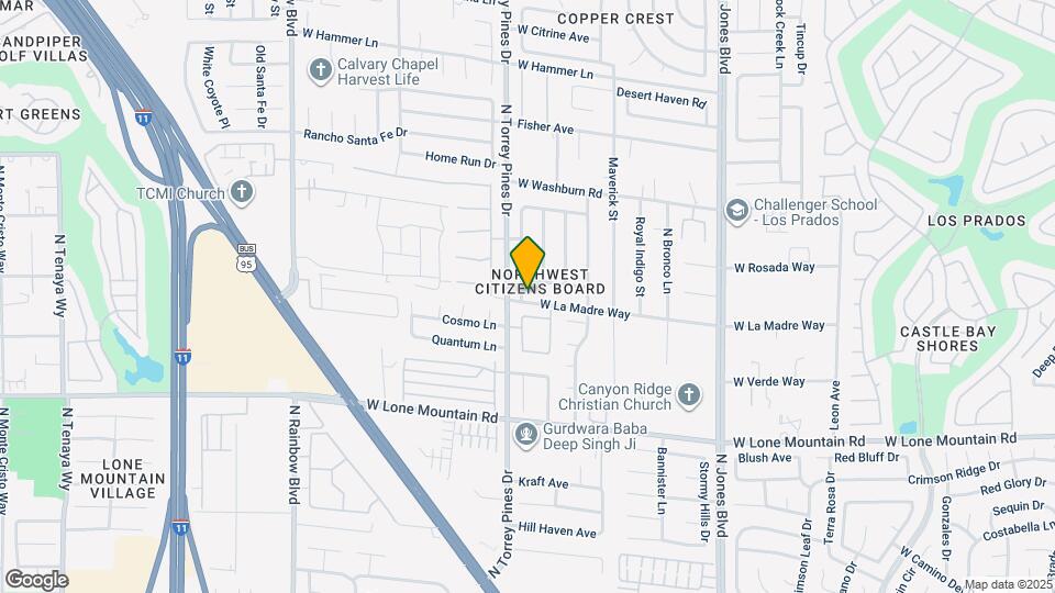 6316 W La Madre Way Map and Location Details