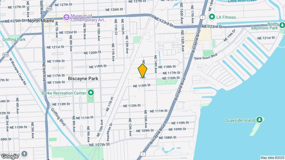 11534 NE 13th Ave Map and Location Details