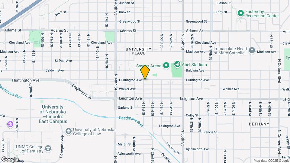 5105 Huntington Ave Map and Location Details