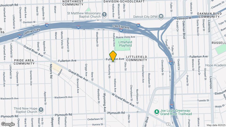 12377 Indiana St Map and Location Details