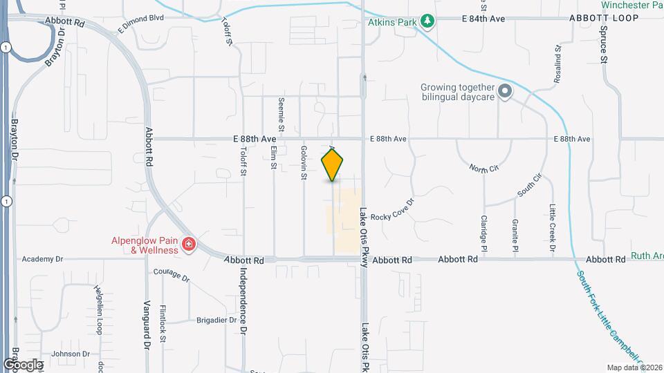 8934 Arlon St Map and Location Details