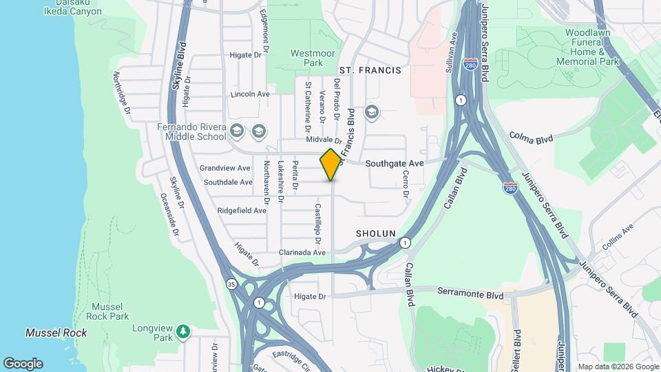 3 San Miguel Ave, Unit Daly City Mapa y Detalles de la Ubicación