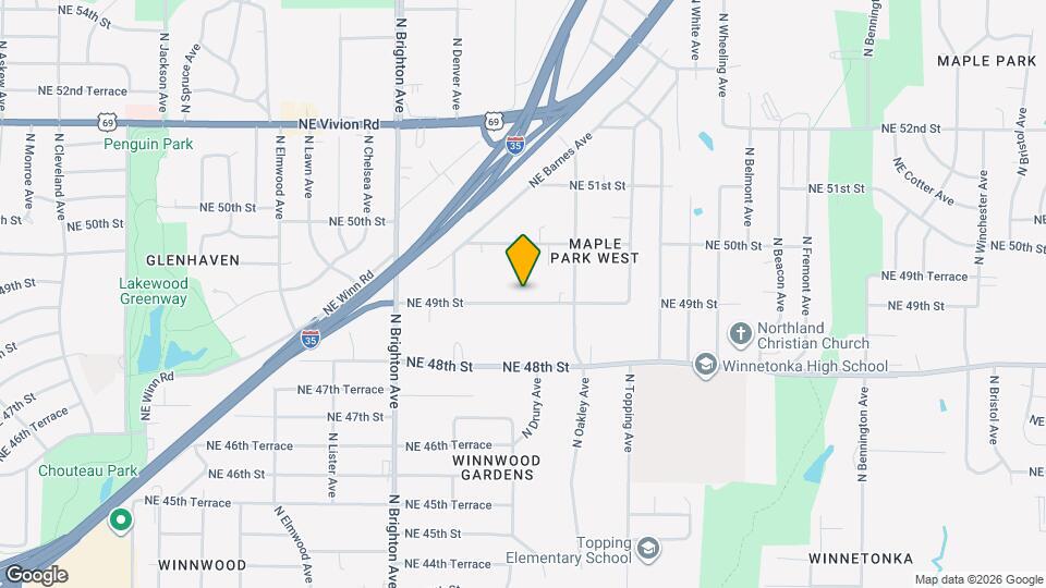 5400 NE 49th St Map and Location Details