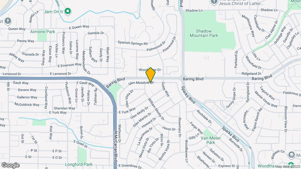 933 Glen Meadow Dr Map and Location Details