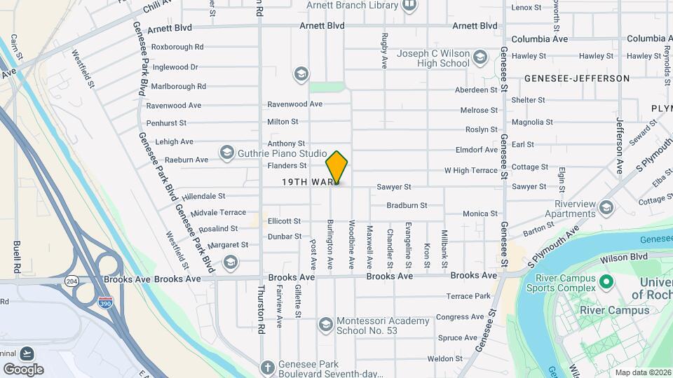 485 Sawyer St, Unit 1 Map and Location Details