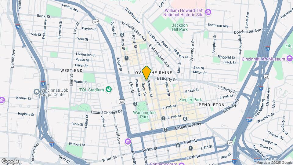 1523 Republic St Map and Location Details