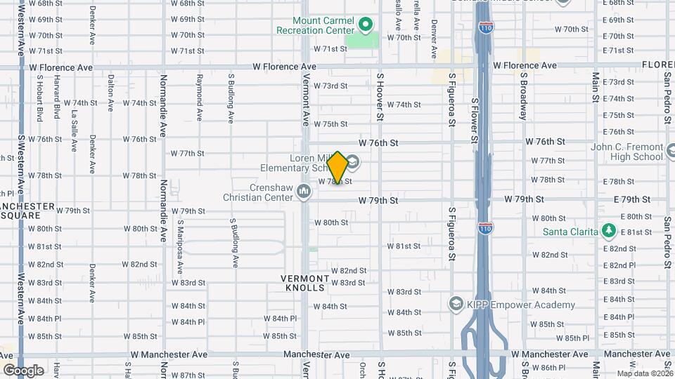 912 W 78th St Map and Location Details