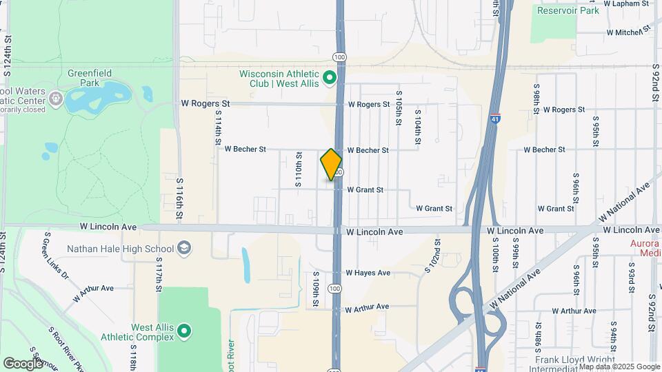 10826 W Grant St-Unit -Apt. 1 Map and Location Details