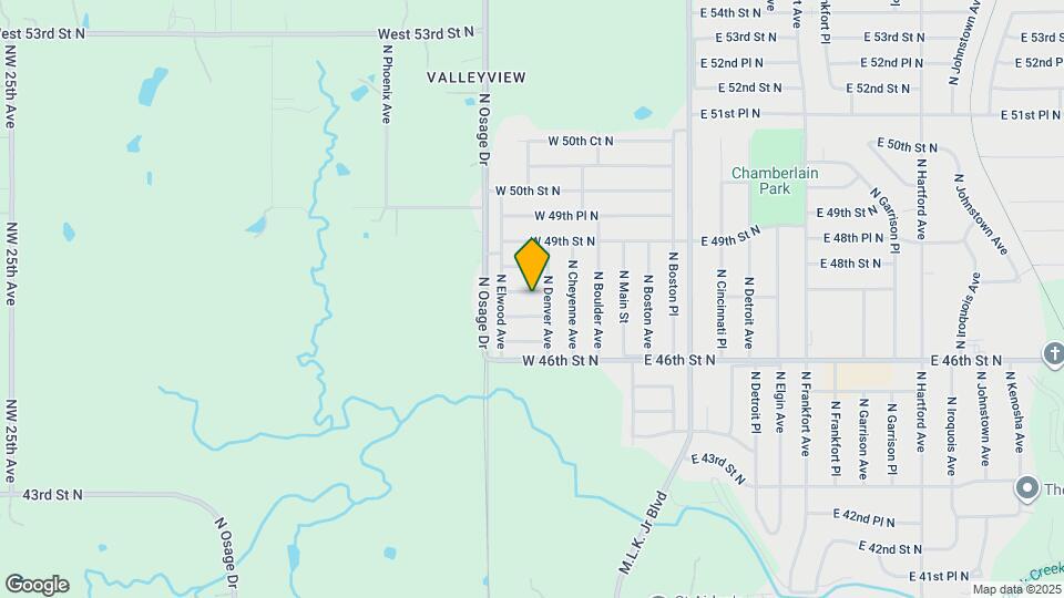 314 W 47th Pl N Map and Location Details