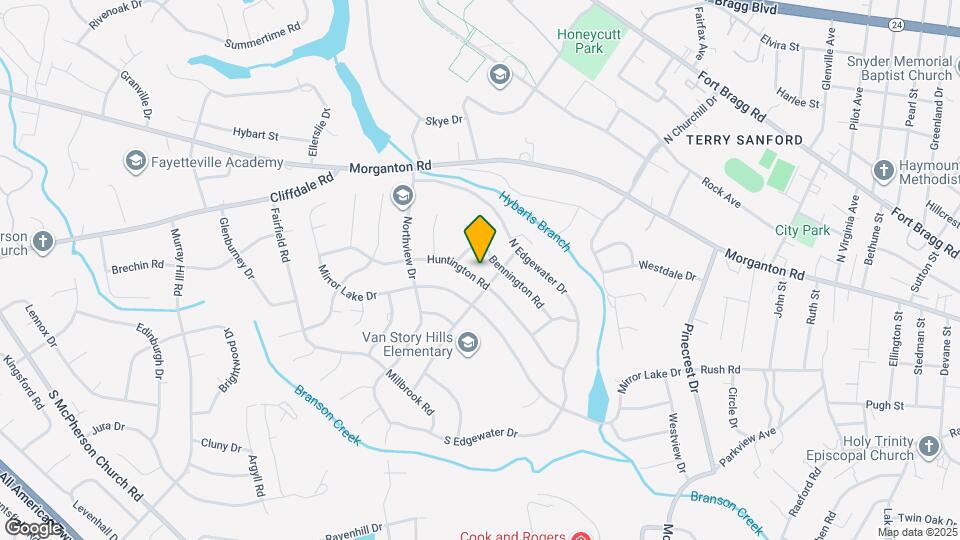 2706 Huntington Rd Map and Location Details