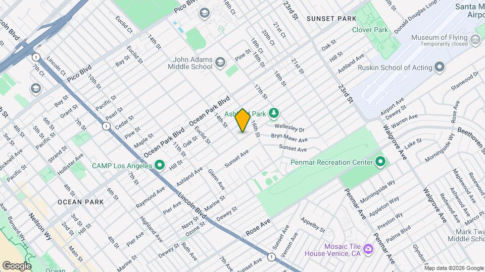 1413 Ashland Ave Map and Location Details