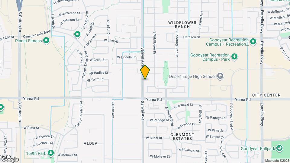 16285 W Tonto St Map and Location Details