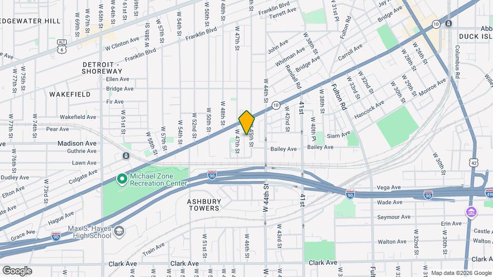 2044 W 44th St Map and Location Details