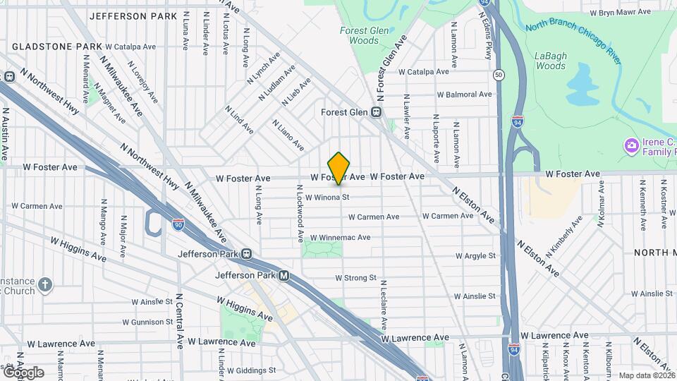 5200 W Winona St Map and Location Details