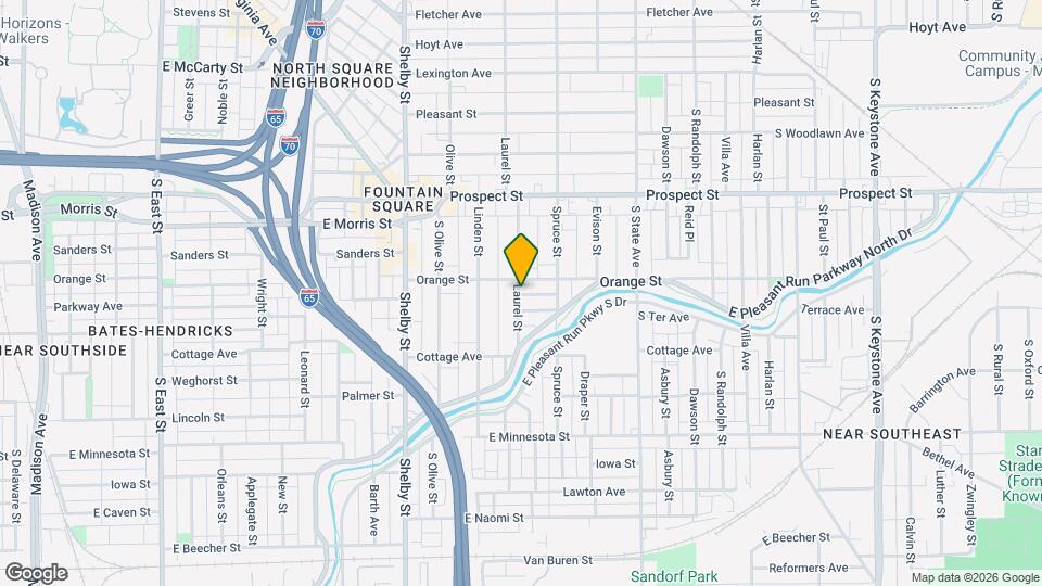 1319 Laurel St Map and Location Details