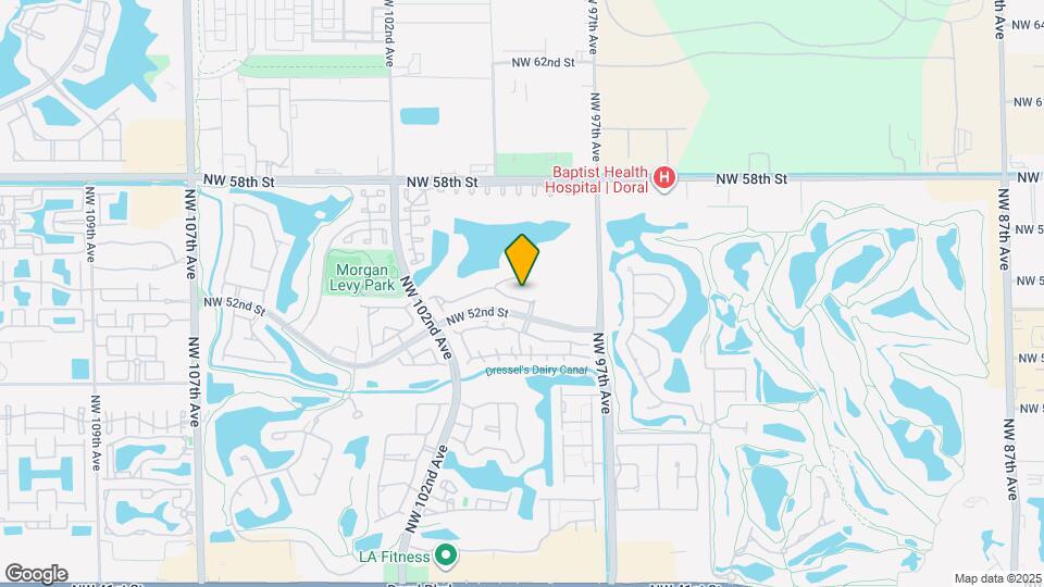 9869 NW 52nd Terrace Map and Location Details