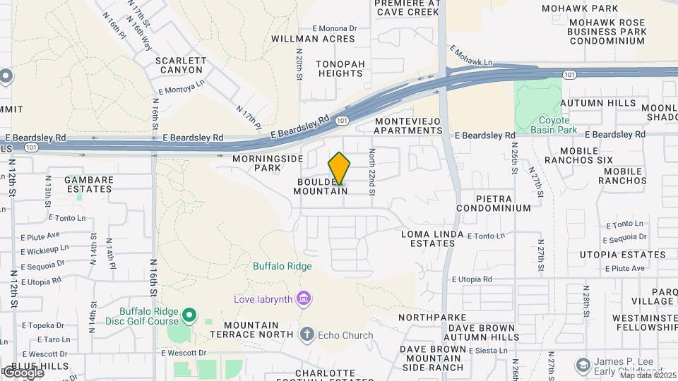 19826 North 21st St Map and Location Details