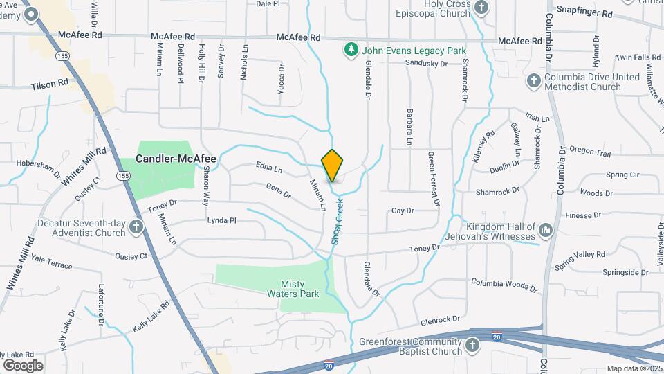 3043 Glendale Ct Map and Location Details